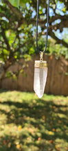 Load image into Gallery viewer, Lemurian Quartz Pendant