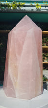 Load image into Gallery viewer, Rose quartz Tower Obelisk Huge - From BRAZIL