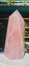 Load image into Gallery viewer, Rose quartz Tower Obelisk Huge - From BRAZIL