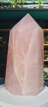 Load image into Gallery viewer, Rose quartz Tower Obelisk Huge - From BRAZIL