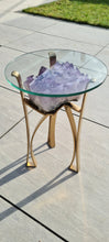 Load image into Gallery viewer, Amethyst Table with Glass