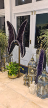 Load image into Gallery viewer, MALEFICENT WINGS AMETHYST WINGS STANDING 6FT TALL