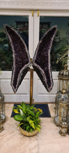 Load image into Gallery viewer, MALEFICENT WINGS AMETHYST WINGS STANDING 6FT TALL