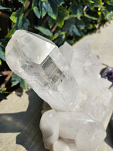 Load image into Gallery viewer, Quartz Lemurian Quartz Cluster Raw with Rainbows