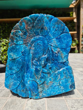 Load image into Gallery viewer, Lord Ganesha in Ashirvad posture Gesture of Blessing Apatite from brazil