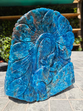 Load image into Gallery viewer, Lord Ganesha in Ashirvad posture Gesture of Blessing Apatite from brazil