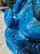 Load image into Gallery viewer, Lord Ganesha in Ashirvad posture Gesture of Blessing Apatite from brazil