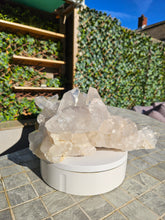 Load image into Gallery viewer, Quartz Lemurian Quartz Cluster Raw with Rainbows