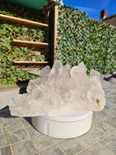 Load image into Gallery viewer, Quartz Lemurian Quartz Cluster Raw with Rainbows