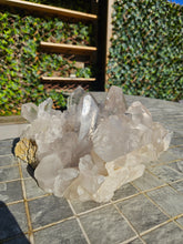 Load image into Gallery viewer, Quartz Lemurian Quartz Cluster Raw with Rainbows