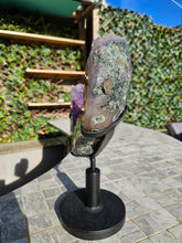 Load image into Gallery viewer, Amethyst Moon on spinning stand with from Brazil