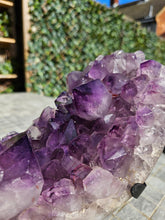 Load image into Gallery viewer, Amethyst Moon on spinning stand with from Brazil