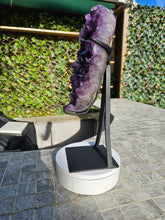 Load image into Gallery viewer, Amethyst on stand from Brazil - High Grade