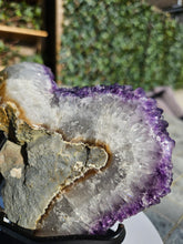 Load image into Gallery viewer, Amethyst on stand from Brazil - High Grade - statement crystal