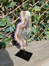 Load image into Gallery viewer, Amethyst on stand from Brazil - High Grade - statement crystal