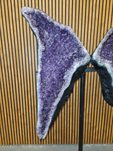 Load image into Gallery viewer, Amethyst Angel Butterfly Purple wings high quality Huge 1.46M High
