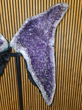 Load image into Gallery viewer, Amethyst Angel Butterfly Purple wings high quality Huge 1.46M High
