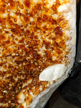 Load image into Gallery viewer, PRIVATE ORDER - Citrine Angel wings Butterfly wings on stand - The money Stone