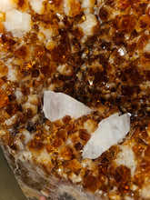 Load image into Gallery viewer, Citrine Angel wings Butterfly wings on stand - The money Stone