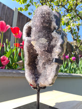 Load image into Gallery viewer, Rainbow Amethyst from Uruguay on stand - ARCO IRIS