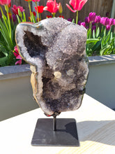 Load image into Gallery viewer, Rainbow Amethyst from Uruguay on stand - ARCO IRIS