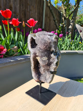 Load image into Gallery viewer, Rainbow Amethyst from Uruguay on stand - ARCO IRIS