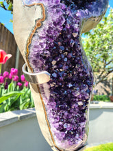 Load image into Gallery viewer, Amethyst on stand - Statement Crystal - Deep Purple - High quality - EROS