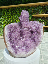 Load image into Gallery viewer, Amethyst with large Stalactite from Uruguay free standing - TITAN Active