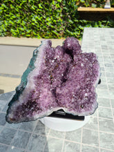 Load image into Gallery viewer, Amethyst from Uruguay on stand - Hidden secret's Active