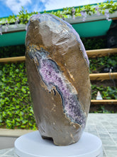 Load image into Gallery viewer, Amethyst from Uruguay with Calcite - VENUS FLOWER Active