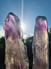 Load image into Gallery viewer, HUGE XL Amethyst Wand / Root on stand from Brazil AAA+ 500g to 650g