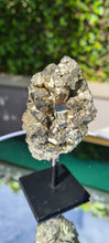 Load image into Gallery viewer, PYRITE ON STAND