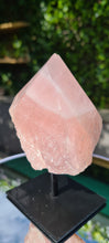 Load image into Gallery viewer, ROSE QUARTZ POLISHED ON STAND