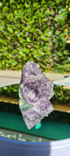 Load image into Gallery viewer, AMETHYST RAW STONE CUTBASE SELF STANDING