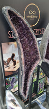 Load image into Gallery viewer, MALEFICENT WINGS AMETHYST WINGS STANDING 6FT TALL
