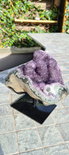 Load image into Gallery viewer, Amethyst from Uruguay ultra high grade ++ on stand