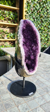 Load image into Gallery viewer, Amethyst from Uruguay ultra high grade ++ on stand - The VJJ