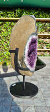 Load image into Gallery viewer, Amethyst from Uruguay ultra high grade ++ on stand - The VJJ