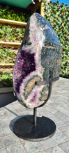 Load image into Gallery viewer, Amethyst from Uruguay ultra high grade ++ on stand - The VJJ
