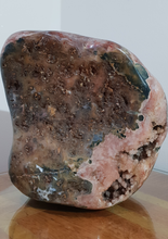 Load image into Gallery viewer, Pink Amethyst Coral Druzy Slab Geode
