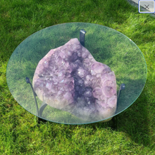 Load image into Gallery viewer, Amethyst Table with stand - Glass Included