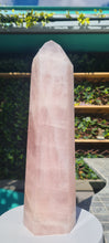 Load image into Gallery viewer, Rose quartz Tower Obelisk Huge - From BRAZIL
