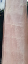 Load image into Gallery viewer, Rose quartz Tower Obelisk Huge - From BRAZIL
