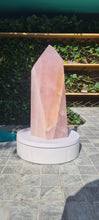 Load image into Gallery viewer, Rose quartz Tower Obelisk Huge - From BRAZIL
