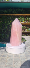 Load image into Gallery viewer, Rose quartz Tower Obelisk Huge - From BRAZIL
