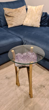 Load image into Gallery viewer, Amethyst Table with Glass
