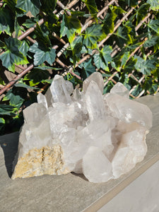 Quartz Lemurian Quartz Cluster Raw with Rainbows