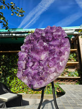 Load image into Gallery viewer, Amethyst on stand from Brazil - High Grade
