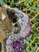 Load image into Gallery viewer, Amethyst on stand from Brazil - High Grade - statement crystal
