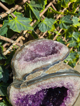 Load image into Gallery viewer, Amethyst Dual Color on stand from Brazil - High Grade - statement crystal - Double Colour Two tone Crystal
